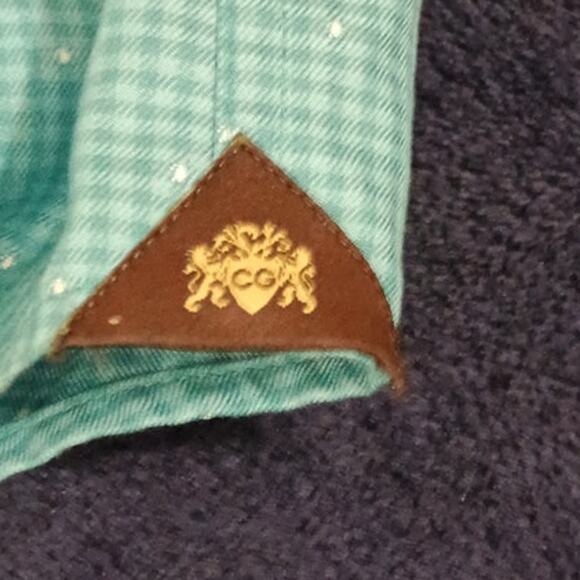 Preowned Circle of Gentlemen Button Down Dress Shirt - Size 16.5 / 42 Blue - Picture 7 of 16